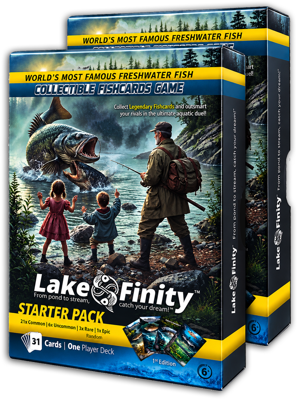lakefinity_standard_box_duo_front Box art of LakeFinity TCG Starter Duo pack